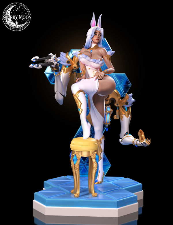 【R18-預定】Starry Moon Atelier 星月工坊 守望先鋒 Overwatch：金 商界名兔（白與黑） 