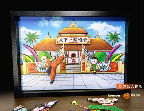 【海外代購】神秘畫廊 七龍珠 七龍珠 天下第一武道會 裝飾畫 