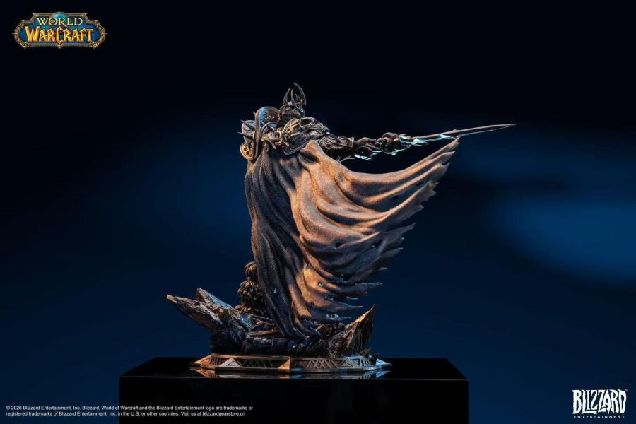 【預定】Blizzard 暴雪遊戲 魔獸世界 巫妖王 銅色典藏雕像 BLZ026 