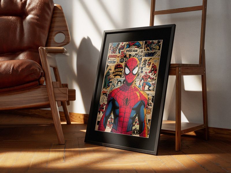 【海外代購】千鳥社 《蜘蛛人漫畫風格》 蜘蛛人漫威spiderman美漫午睡毯地毯裝飾畫 