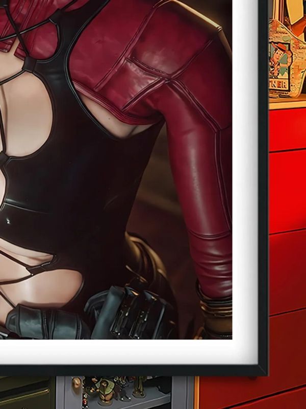 【海外代購】巴洛克《網衣艾達王》生化危機9里昂裝飾畫冰箱貼 