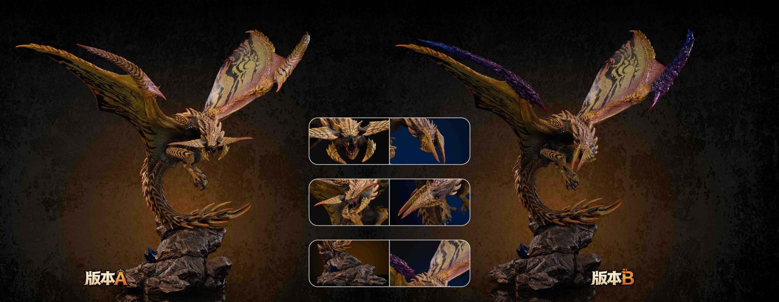 【預定】Acy Sword&Wing SW 怪物圖鑑 第一彈 煌雷龍 鎖刃龍 魔物獵人荒野 