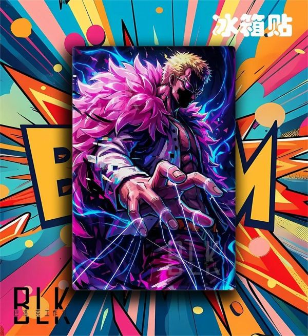 【海外代購】巴洛克 《多弗朗明哥》七武海海賊王裝飾畫 