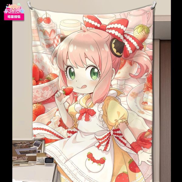 【海外代購】阿喵畫社 甜心寶貝 阿尼亞·福傑 間諜過家家新品12K主題氛圍週邊 牆面掛毯 地墊 冰箱貼 