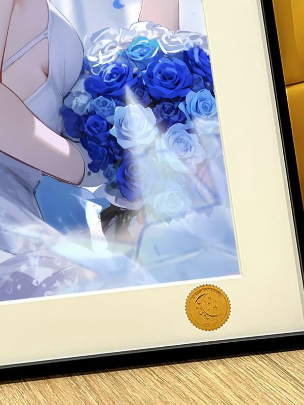 【海外代購】星空 《花嫁芙寧娜》芙卡洛斯原神動漫裝飾畫 