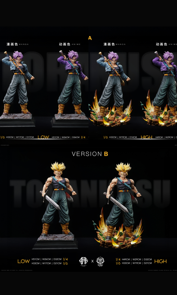 【預定】廢墟 Ember Ruins Space Realm 不浪的賽亞人特蘭克斯 