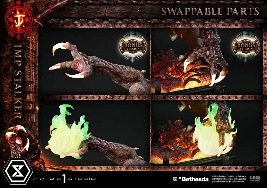 【預定】Prime 1 P1S 1/4 毀滅戰士 黑暗時代 追擊幼魔 標準版 UPMDOOM-02 