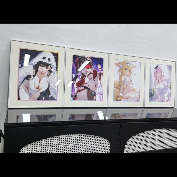 【海外代購】阿喵畫社 人氣精裱畫合輯 展館級12k收藏超清精裱畫 