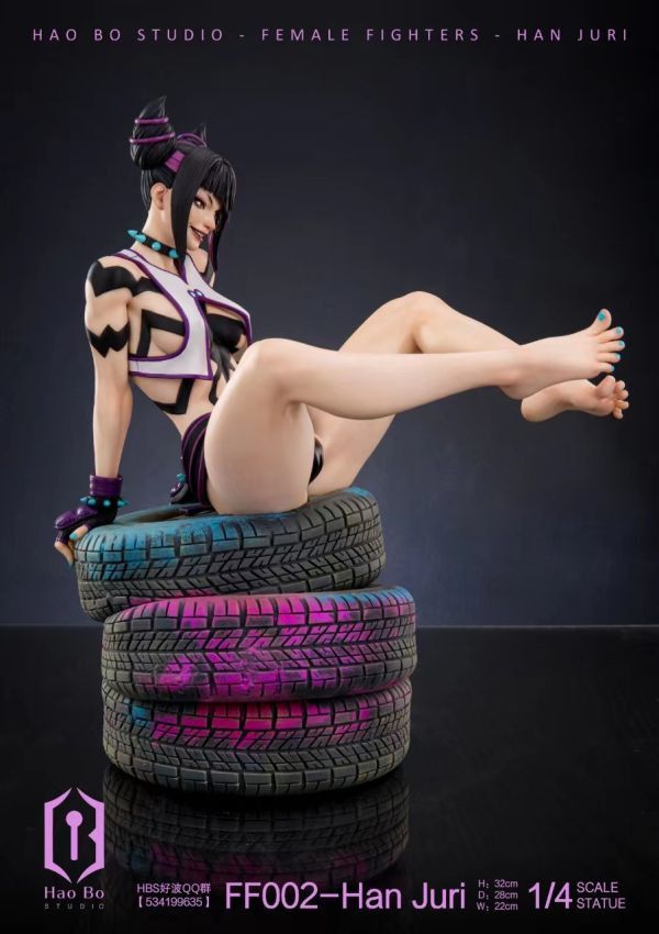 【已截單/代購洽客服】HBS好波工作室1/4雕像女格鬥家系列 FF002-Han Juri 
