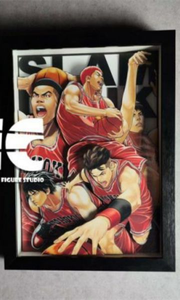 【海外代購】【46*34CM】醉猴組 灌籃高手 立體 裝飾畫 