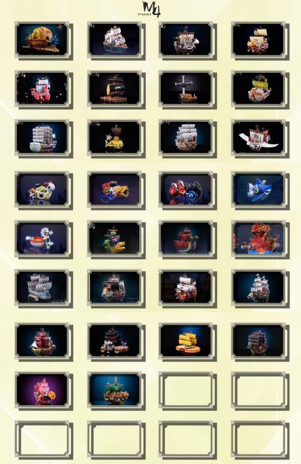 【預定】M4 全員船-系列第三十彈 霍金斯海賊船 怨恨道夫號