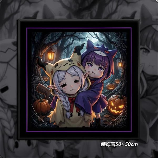 【海外代購】千鳥社《萬聖節芙莉蓮菲倫》寶可夢午睡毯地毯裝飾畫 午睡毯 地毯 