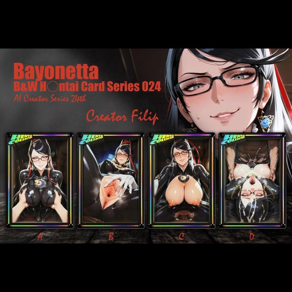 【海外代購】黑白畫映 B&W AI Creator系列桌面裝飾卡磚第二十四彈 貝優妮塔 