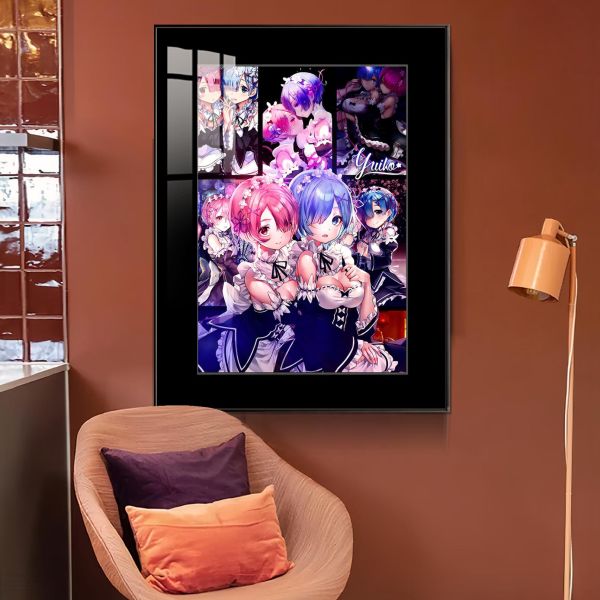 【海外代購】橘子 JUZI 蕾姆拉姆切片海報 