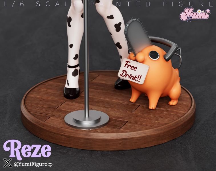 【R18-預定】Yumi figure 蕾塞Reze(cow bikini) 