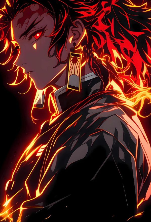 【海外代購】H2 《繼國緣壹》鬼滅之刃黑死牟鬼殺隊裝飾畫 