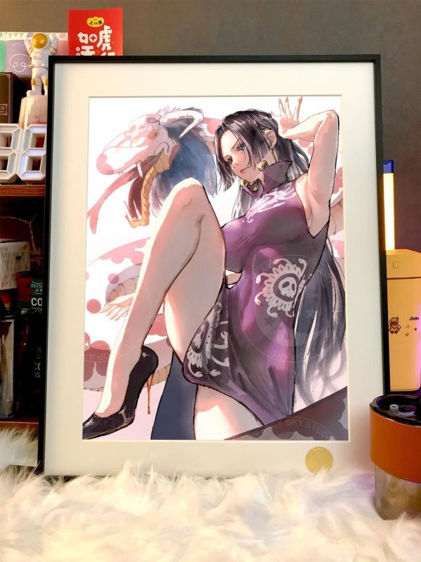 【海外代購】星空 《芳香腳女帝》Hancock海賊王裝飾畫 