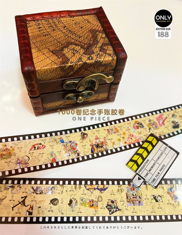 【海外代購】神秘畫廊 1000話到達紀念！ ONE PIECE 1000卷紀念手賬菲林紀念膠卷 
