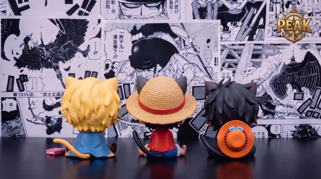 【預定】PEAK 海賊王三兄弟登場 海賊王 貓耳系列 · 第一彈 