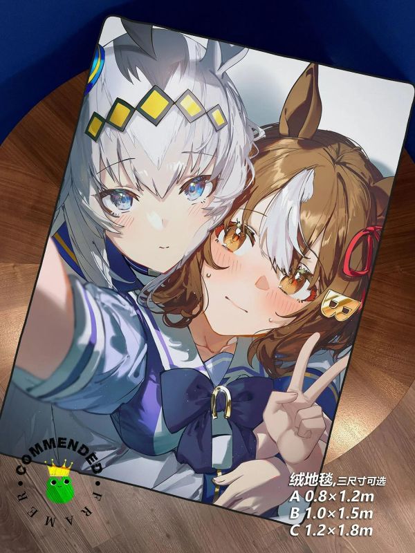 【海外代購】皇呱 《馬娘的甜份快照》賽馬娘小慄帽大拓太陽神裝飾畫 午睡毯 地毯 