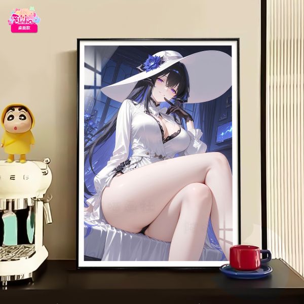 【海外代購】阿喵畫社 大麗花 康士坦絲 8k主題高清裝飾畫 午睡毛毯 冰箱貼 