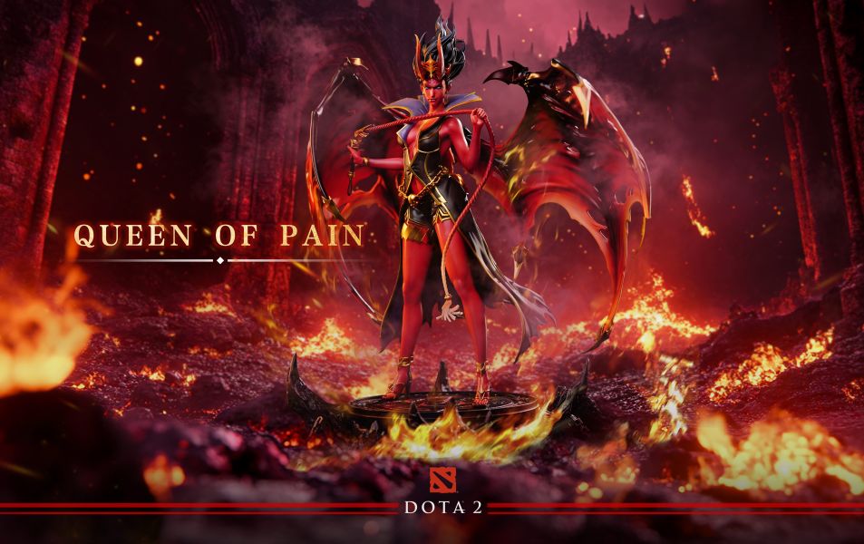 【預定】V社 DOTA2 魔廷新尊 痛苦女王 