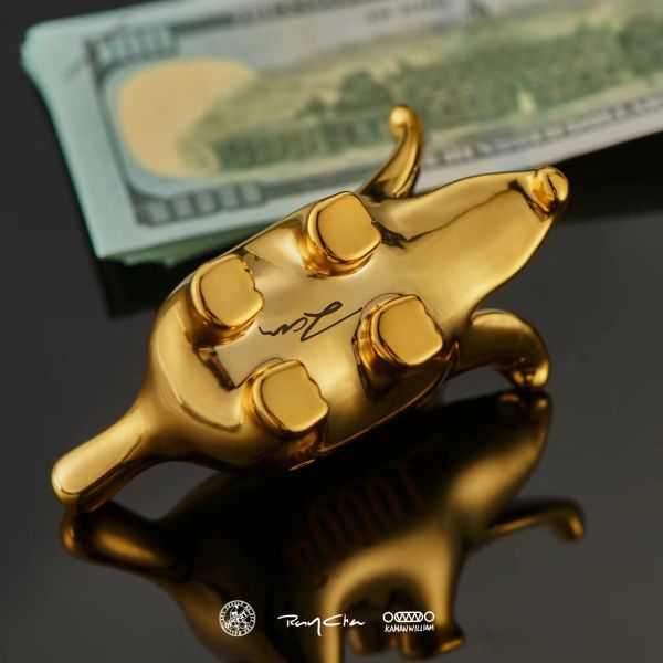 【海外代購】OFFART Kamanwilliam RayChan Bananaers Dog 電鍍蕉財 小蕉狗 