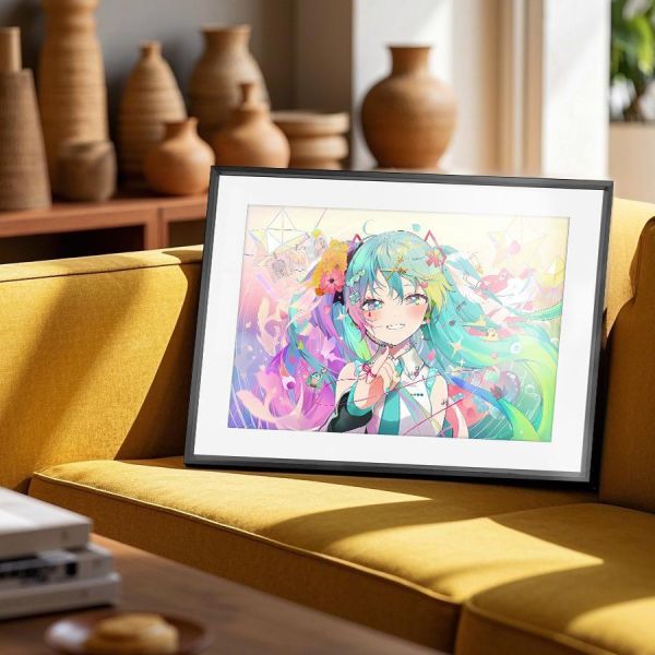 【海外代購】千鳥社 《初音愛言葉V》 初音未來愛言葉V愛的話語Miku公主殿下午睡毯地毯裝飾畫 