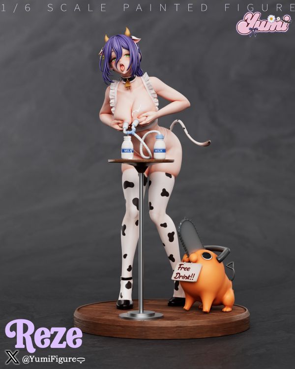 【R18-預定】Yumi figure 蕾塞Reze(cow bikini) 