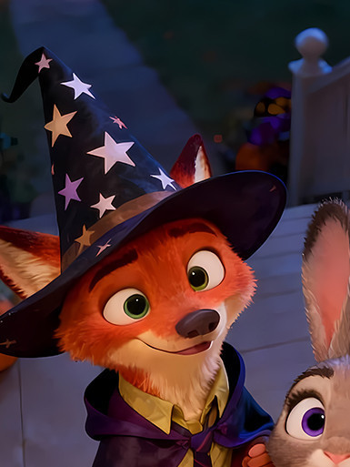 【海外代購】巴洛克 《小朱迪與小尼克》兔子警官瘋狂動物城Zootopia2閃電動漫裝飾畫冰箱貼 