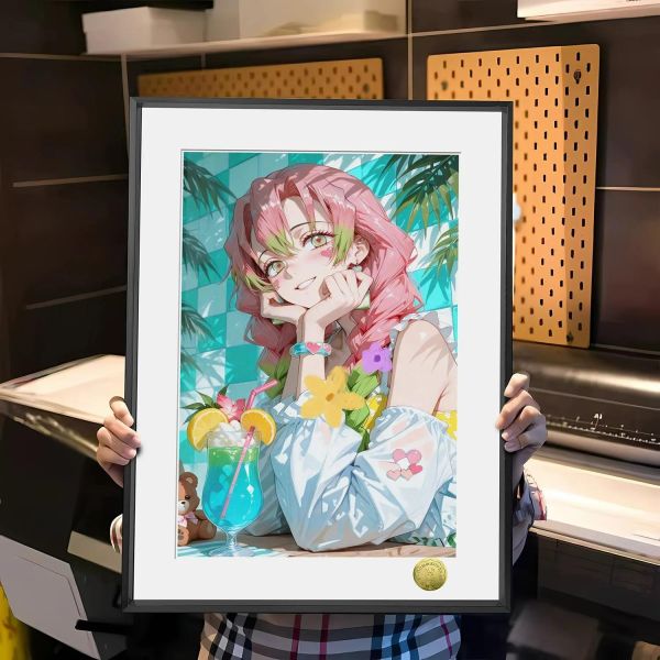 【海外代購】皇呱 《夏日冰飲蜜璃》鬼滅之刃戀柱裝飾畫 午睡毯  地毯 