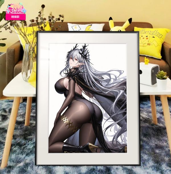 【海外代購】阿喵畫社 菈瑪蓮 展館級8k超清精裱畫 