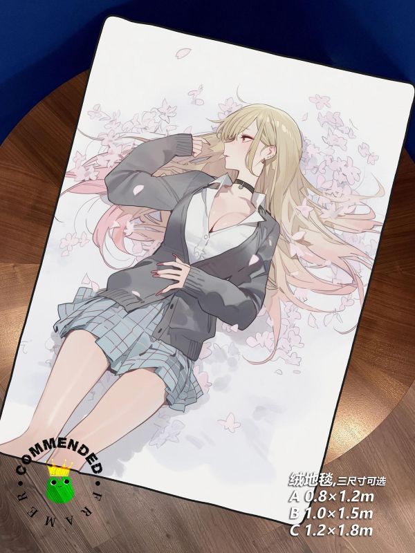【海外代購】皇呱 《落櫻予夢》 喜多川海夢落櫻予夢同人周邊裝飾畫 午睡毯  地毯 