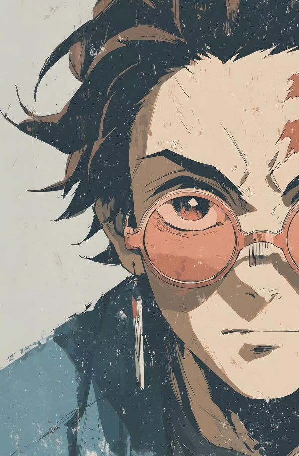 【海外代購】H2 《港風炭治郎》鬼滅之刃灶門炭治郎祢豆子鬼殺隊動漫裝飾畫 