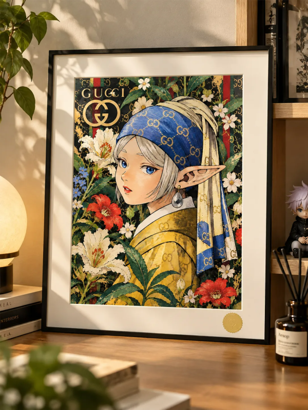 【海外代購】星空《GUCCI芙莉蓮》葬送的芙莉蓮裝飾畫 