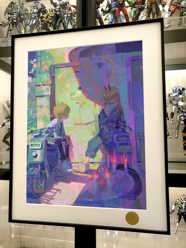 【海外代購】星空 《小電次小帕瓦》Chainsaw Man電鋸人power瑪奇瑪早川秋鏈鋸人動漫裝飾畫 