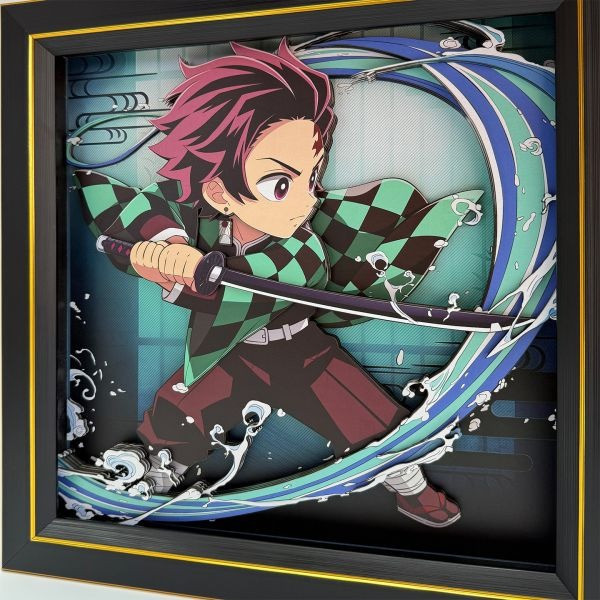 【海外代購】凹凸 PANDA 鬼滅之刃無限城篇 D款炭治郎立體裝飾掛畫擺臺 