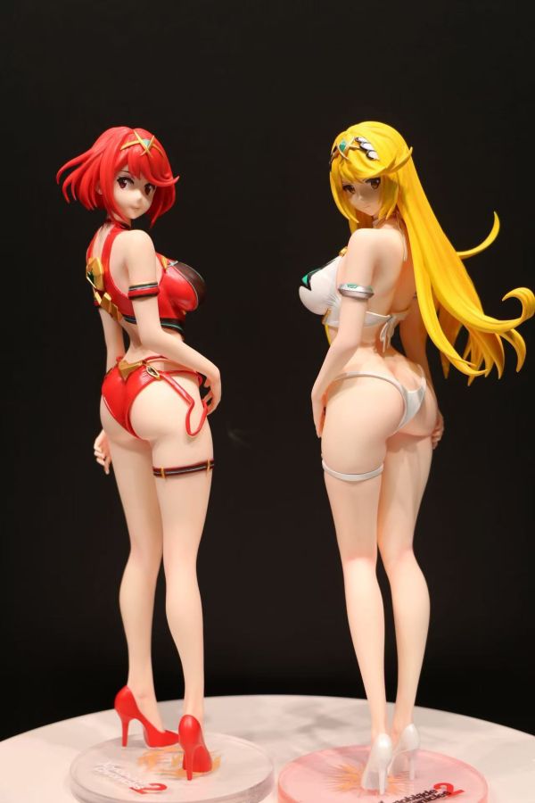 【預定】森炎 SY 女角色輕雕像系列 第一款 異度之刃 光Mythra&焰 Pyra 共鳴 