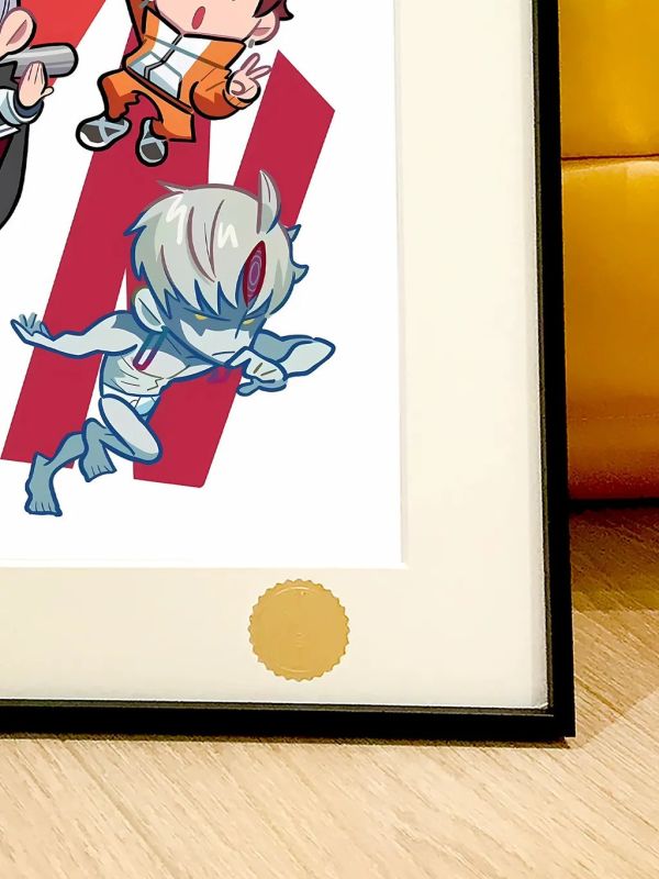 【海外代購】星空《Q版膽大黨》當噠當DAN DA DAN膽大黨裝飾畫 