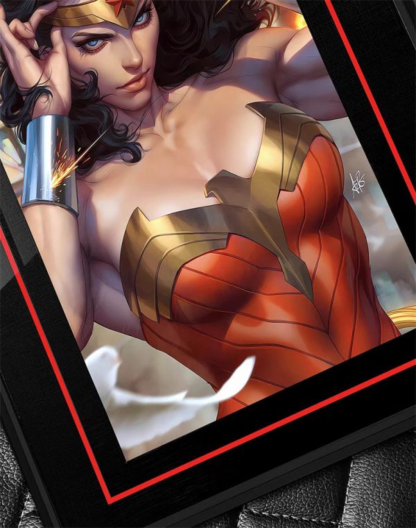 【海外代購】千鳥社 神奇女俠 DC 正義聯盟 老劉 Artgerm 裝飾畫 01 