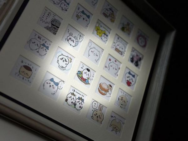 【海外代購】千鳥社《吉伊卡哇25宮格》吉伊卡哇可愛哈奇烏薩奇莫莫咖表情包裝飾畫 