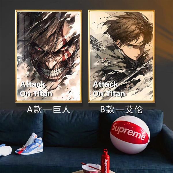【海外代購】千鳥社 進擊的巨人艾倫耶格爾 潮流裝飾畫01 