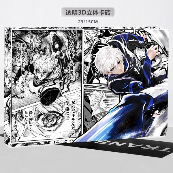 【海外代購】阿喵畫社 藍色監獄 凪誠士郎 1.9cm厚大號雙層透明收藏裝飾磚 