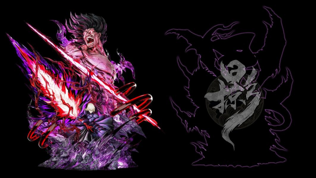 【預定】掠影 DEMONS 聯合巨獻 史詩級收藏雕像 001 黑毛Saber 