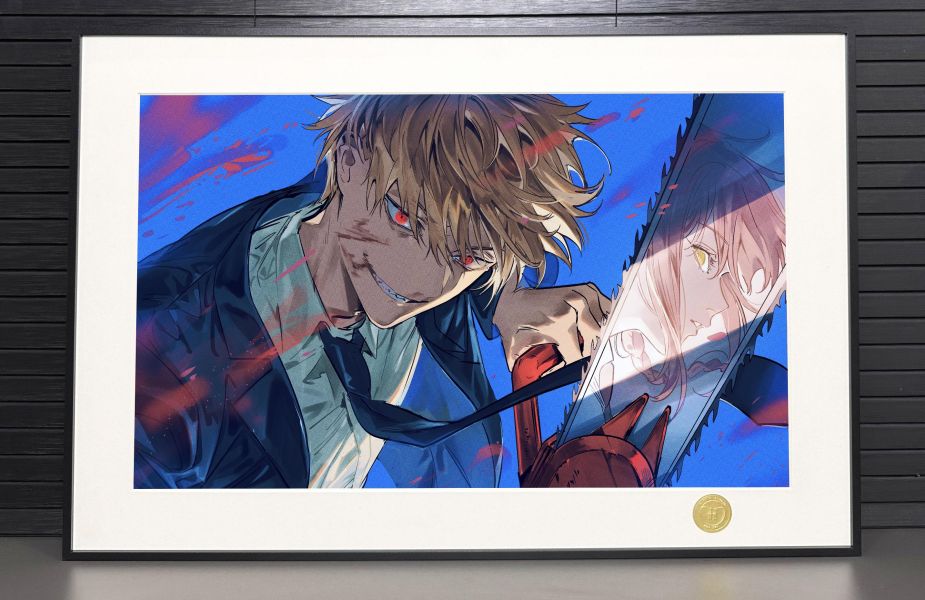 【海外代購】H2 《電次瑪奇瑪》電鋸人裝飾畫 