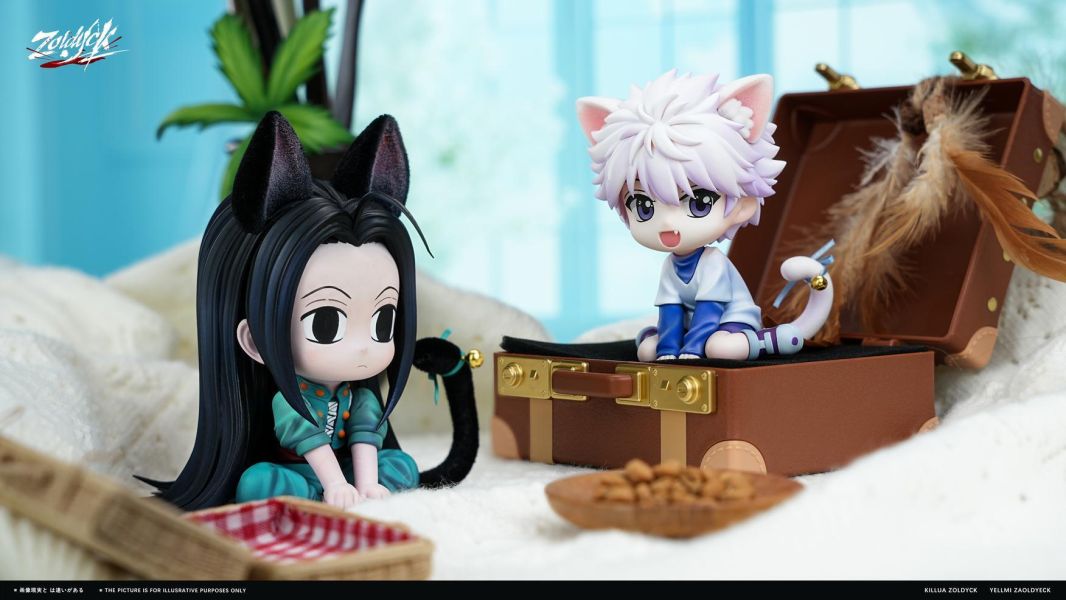 【預定】Zoldyck（ZDK） Q版貓貓系列－奇犽＆伊耳謎 獵人 HUNTER×HUNTER 