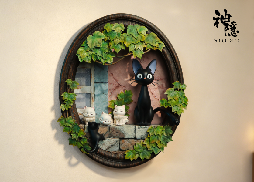 【預定】神隱 壁掛系列 魔女宅急便簷下貓居 