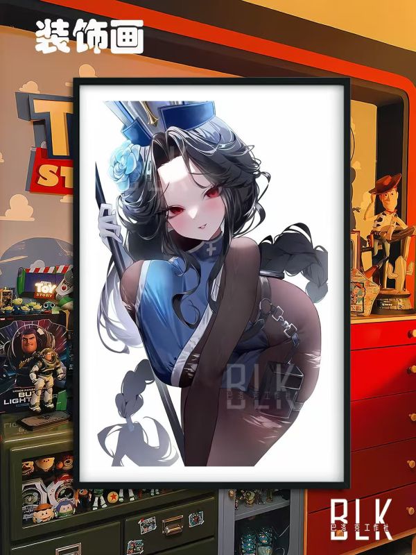【海外代購】巴洛克 梅登勝利女神：妮姬NIKKE遊戲動漫裝飾畫/冰箱貼 