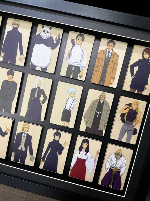 【海外代購】神秘畫廊 咒術回戰高校 櫸木立體畫 