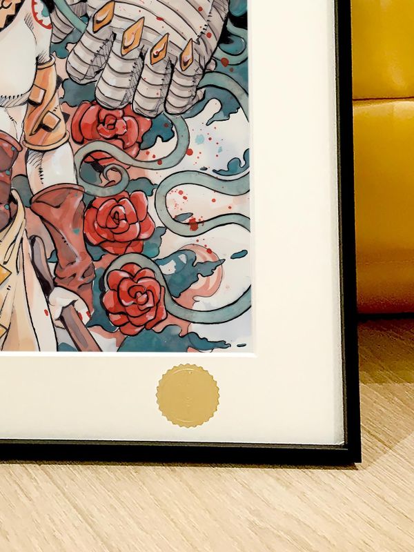 【海外代購】星空 《砂男》音人彪馬野郎JOJO的奇妙冒險承太郎迪奧Dio石鬼面動漫裝飾畫 